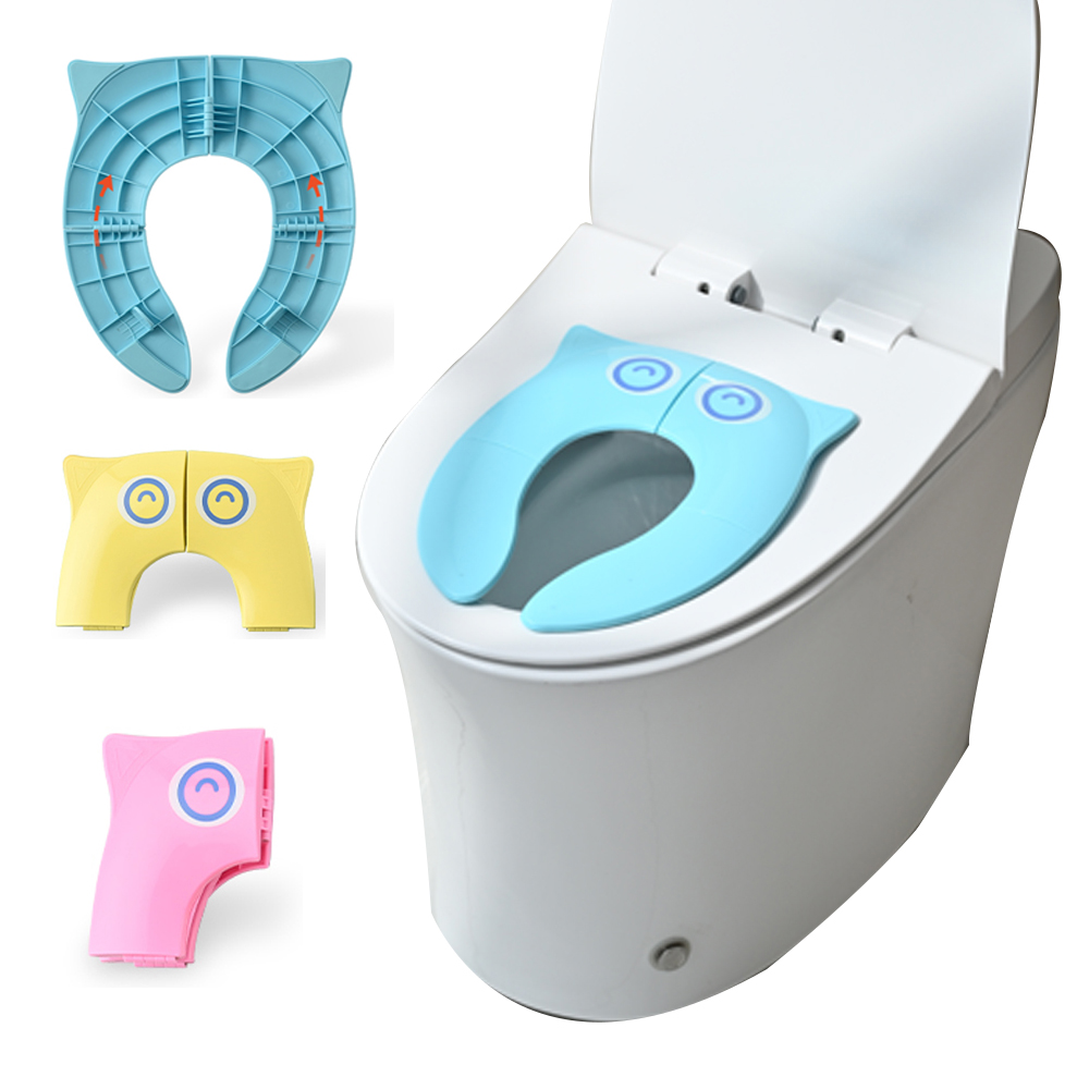 Owl-Shape Folding Toilet Cover